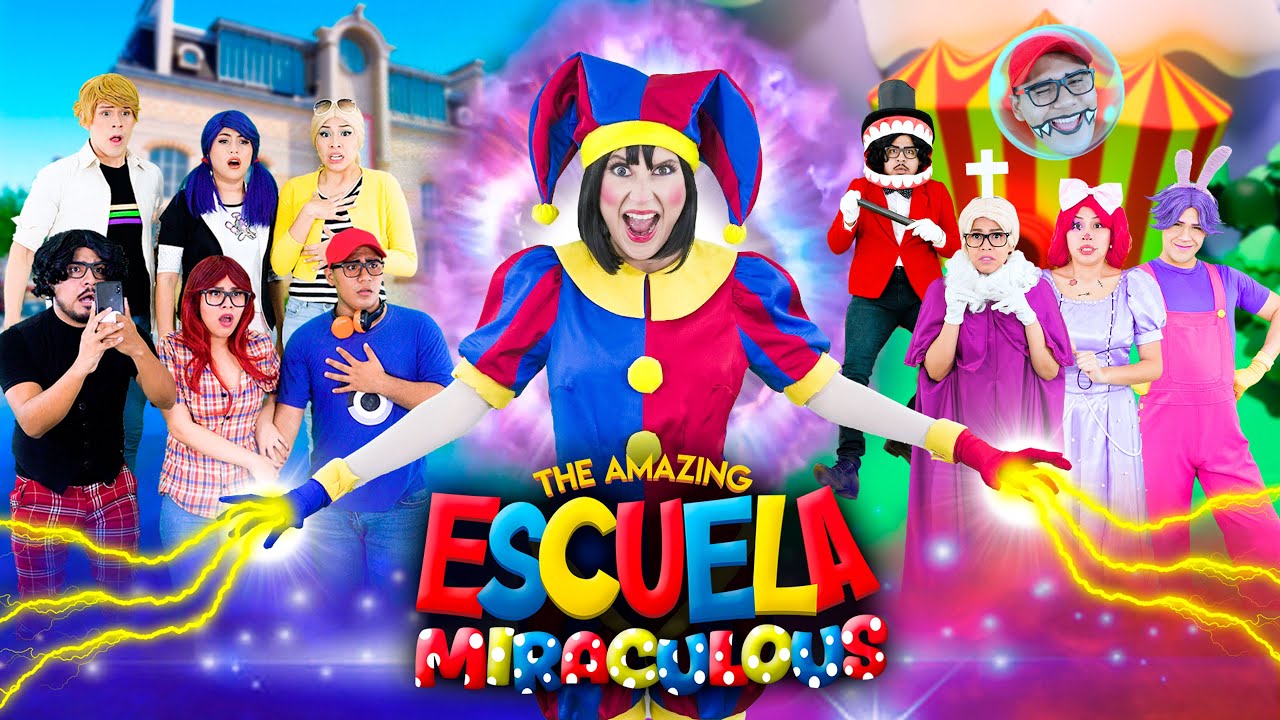 DIGITAL CIRCUS LA PELÍCULA | ESCUELA MIRACULOUS live action 🎪❤️
