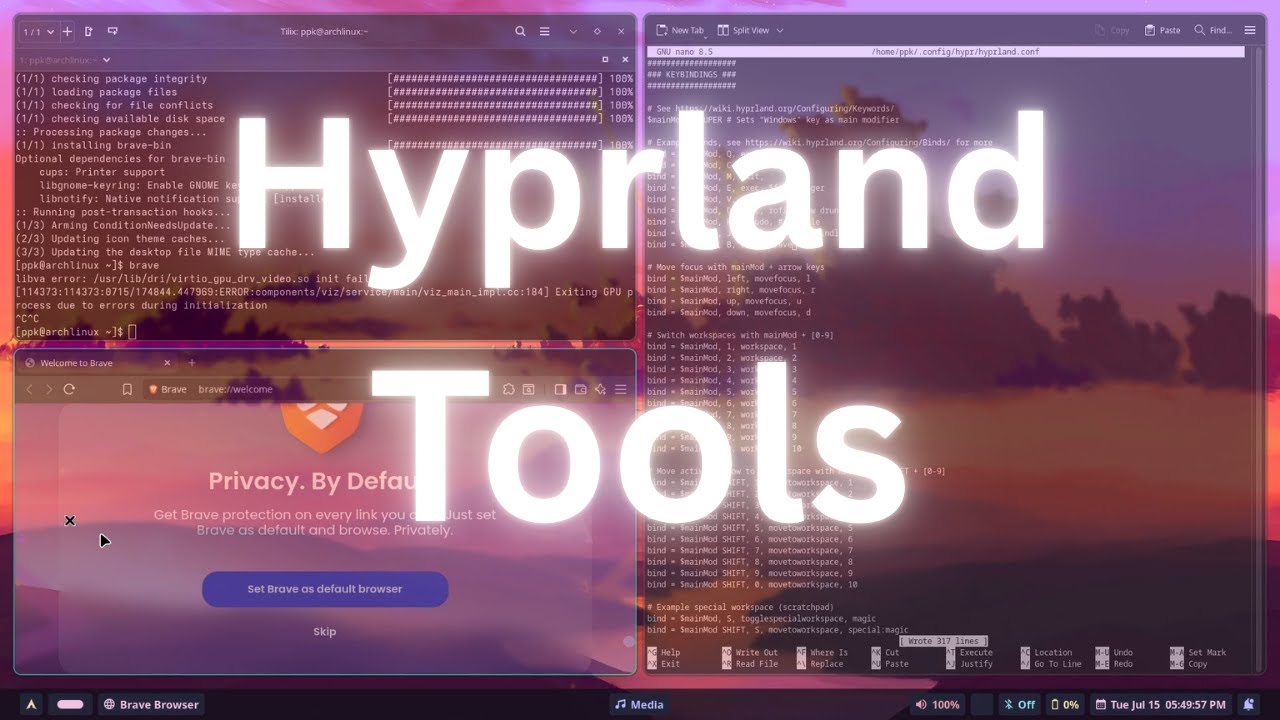 Mastering Hyprland: Every Tool You Need To Customize & Conquer - YouTube