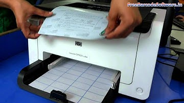 How to print barcode labels