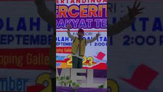 Naib Johan Pertandingan Bercerita Cerita Rakyat Tempatan