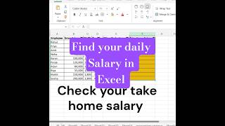 Salary Slip Secrets: Calculate Your Take-Home Salary in Excel! 🤯