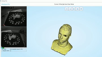 [3DMaster] Quét Mẫu 3D chi tiết tượng Cr7 bằng máy Scan EinScan Pro
