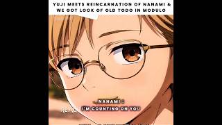 Yuji meets Nanami , Haibara and Todo in modulo #animeedit #jujutsukaisen #gojo #yuji #nanami