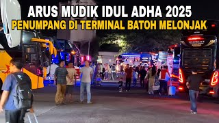 PANTAUAN ARUS MUDIK IDUL ADHA 2025 DI TERMINAL BATOH BAND ACEH