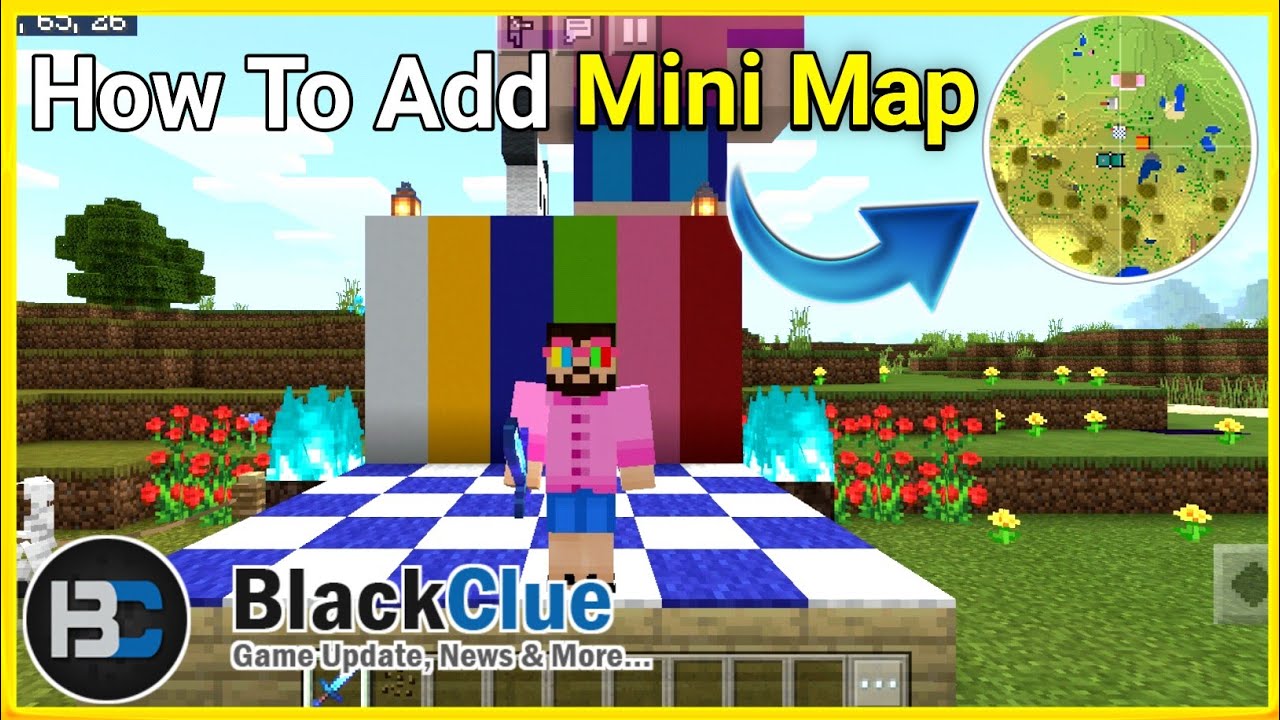 how to add minimap in minecraft pe Add Mini Map In