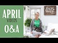 April Q & A Video ~ Does my husband like what I do? ~ What is my favorite paint?