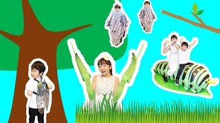 ★オービィ横浜で「ひめちゃんがカマキリに！おうくんがセミに！」★