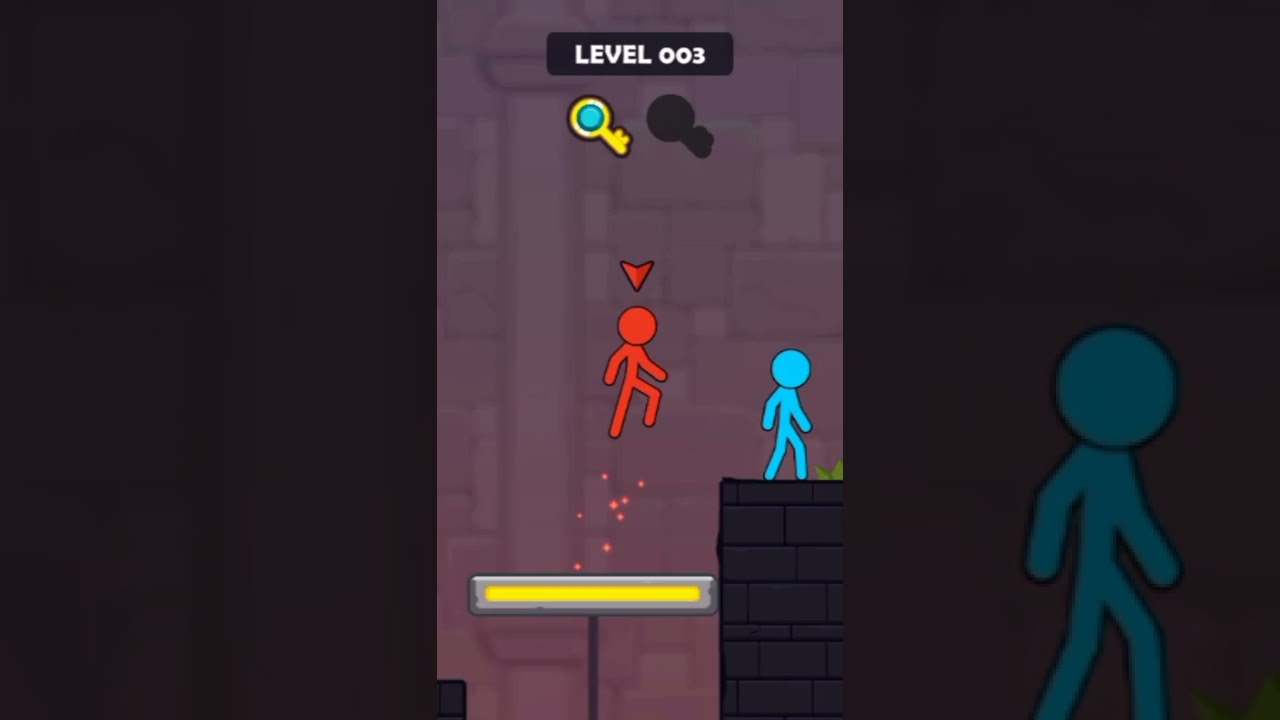 Stick Adventure Red and Blue Gameplay level 3 