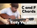 2 Versions of C and F Chords | Beginner Guitar Lesson