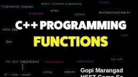 Plus Two Computer Application - Functions - Part 4 - Mathematical Functions by Gopi Marangad
