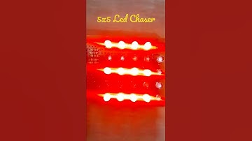 5x5 Led Chaser /By Aryan #shorts #experiment