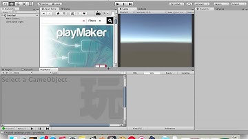 unity 3d playmaker 玩 tutorial 1 中文遊戲教學  unity 3d and playmaker installation 安裝