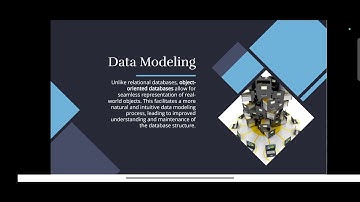 The case for object oriented databases