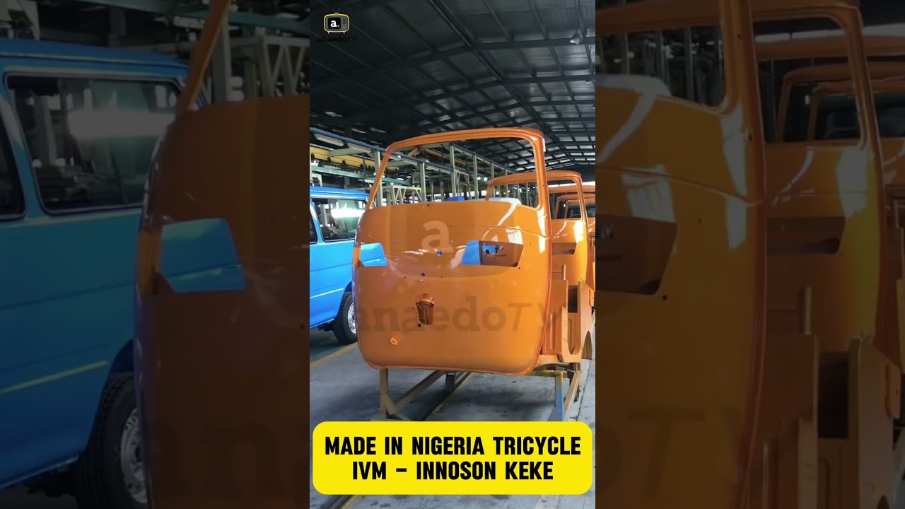 Made in Nigeria KEKE (Tricycle) by Innoson vehicle manufacturing is the new lead.