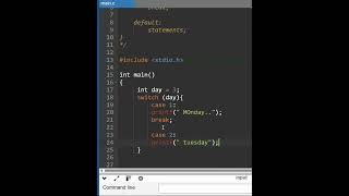 Switch case in C programming #coding #programming #clanguage #learnwithprc #dsa