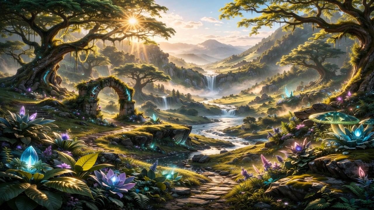 Sunny Valley ☀️ Soothing Happy Instrumental Piano Music for Relaxation