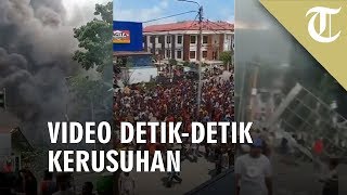  Detikdetik Kerusuhan Di Manokwari Hingga Jalan Lumpuh