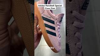 Adidas Handball Spezial Clear Pink  Arctic Night on hand #Adidas #Spezial #Pink #SpezialPink