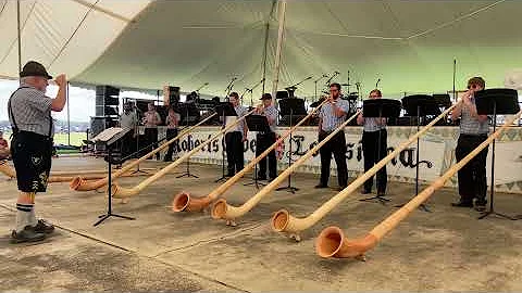 McNeese Alphorn Ensemble - Alphorn Song (Bill Rose)
