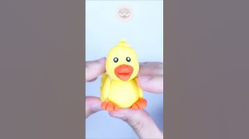 Fondant Duck #diy #art #fondant #caketopper