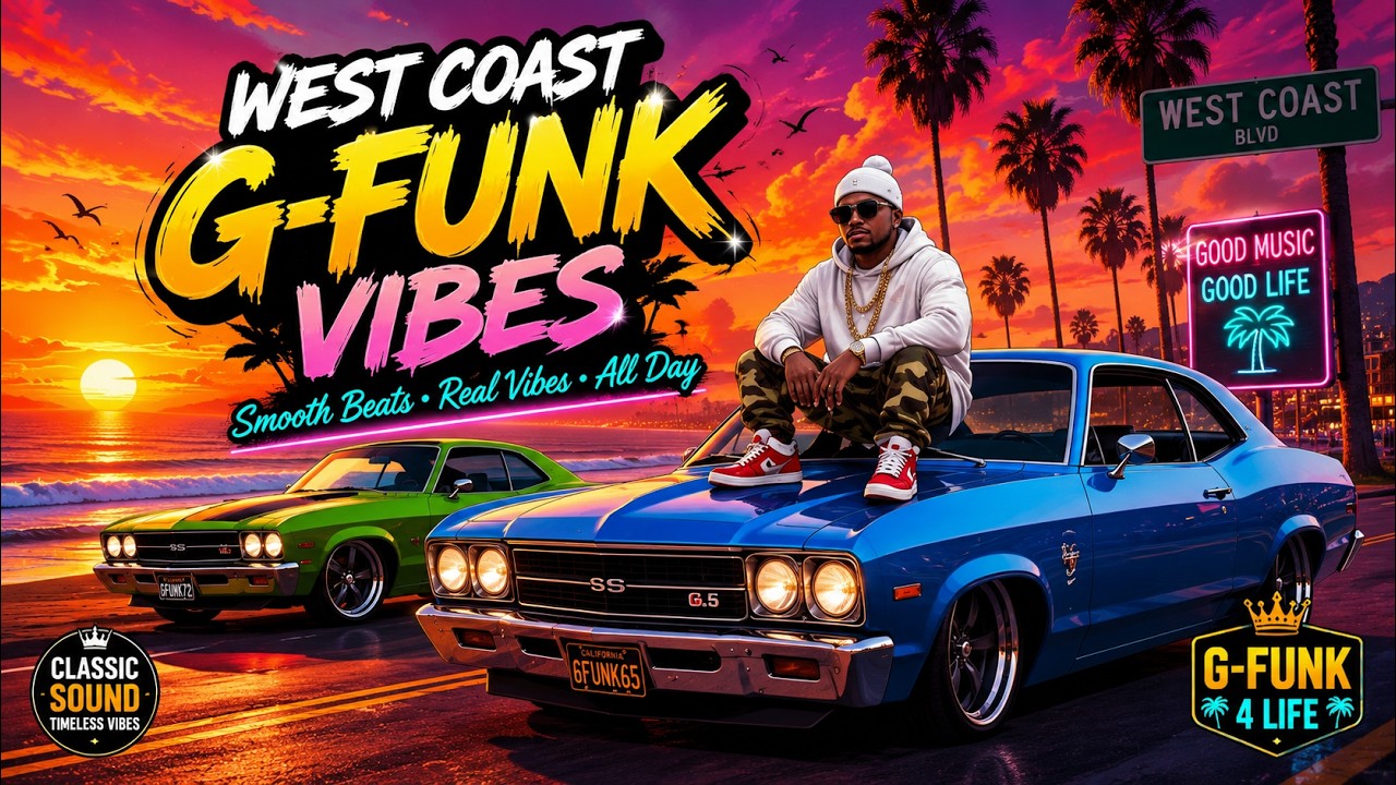 🌴 OG Summer Cruise ☀️ Smooth 90s G-Funk & West Coast Grooves