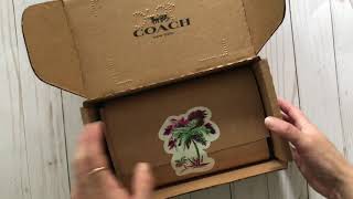 Coach Clutch Unboxing