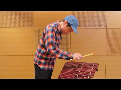 89【KOROGI卓上木琴】desk xylophone improvisation「松ぼっくり」YAMAHA ME-103