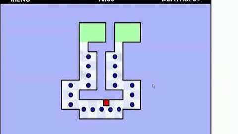 The Worlds Hardest Game Level 10 Walkthrough