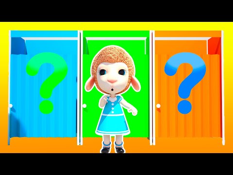 Em Que Porta Se Escondeu O Panda?⭐️🎉Crianças Dos Desenhos Animados⭐️🎉Dolly e amigos 3D