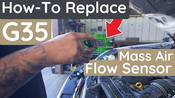 How to Replace a G35 VQ35DE Mass Air Flow Sensor
