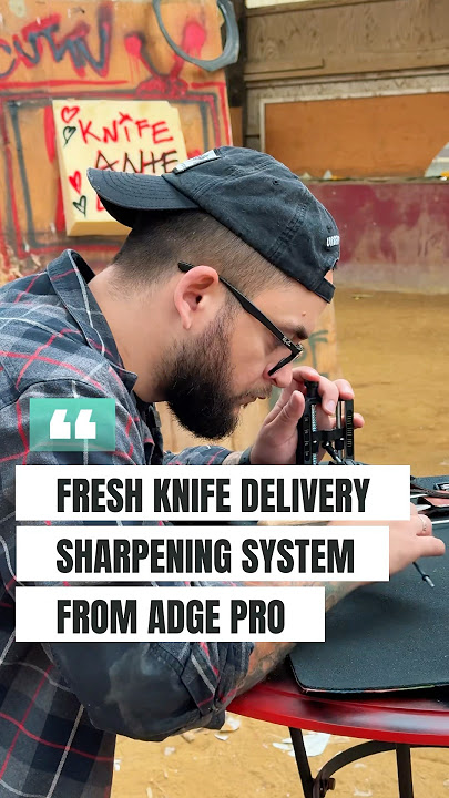 My new  pro @EdgePro  sharpening system 🎥🔪 #knifeantelife #edgepro #sharpening #sharpnesstest