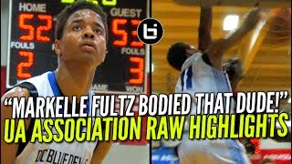 That Time Markelle Fultz BODIED A DEFENDER But No One Else Was Even Filming! Raw Highlights