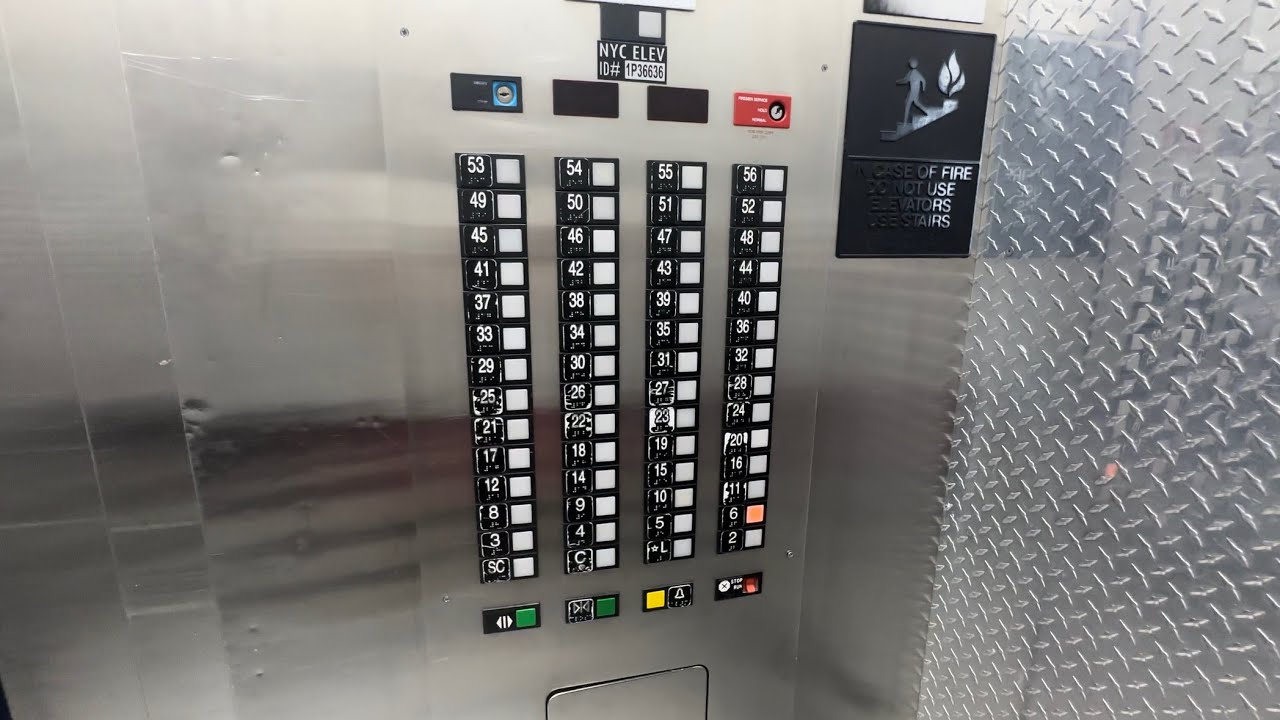 OTIS Elevonic 401 Service Elevators at the Millennium Hilton in New York, NY