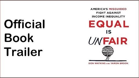 Equal Is Unfair: America