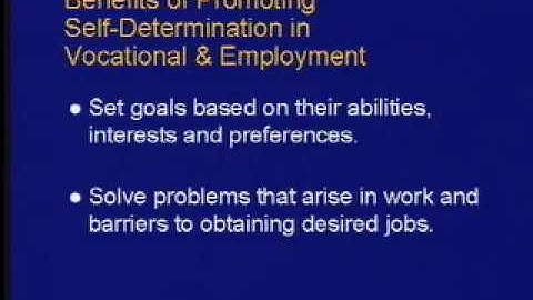 Self-Determination by Michael Wehmeyer, PhD