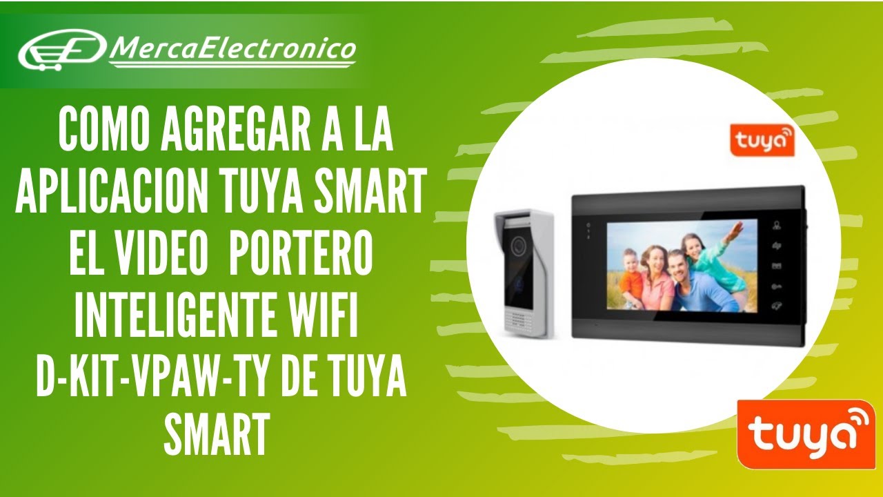 Intercomunicador de vídeo para puerta, Monitor de timbre, interfono para  seguridad del hogar inteligente, Wifi, 1080P, App Tuya, POE, IP, para Villa