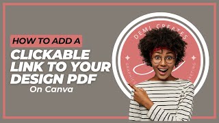 How to add a Clickable Link to your Design PDF