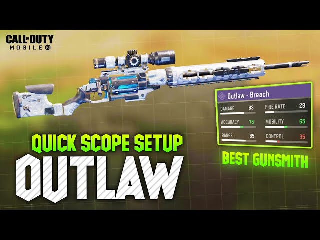 Outlaw Sniper Rifle  Call of Duty Mobile - zilliongamer