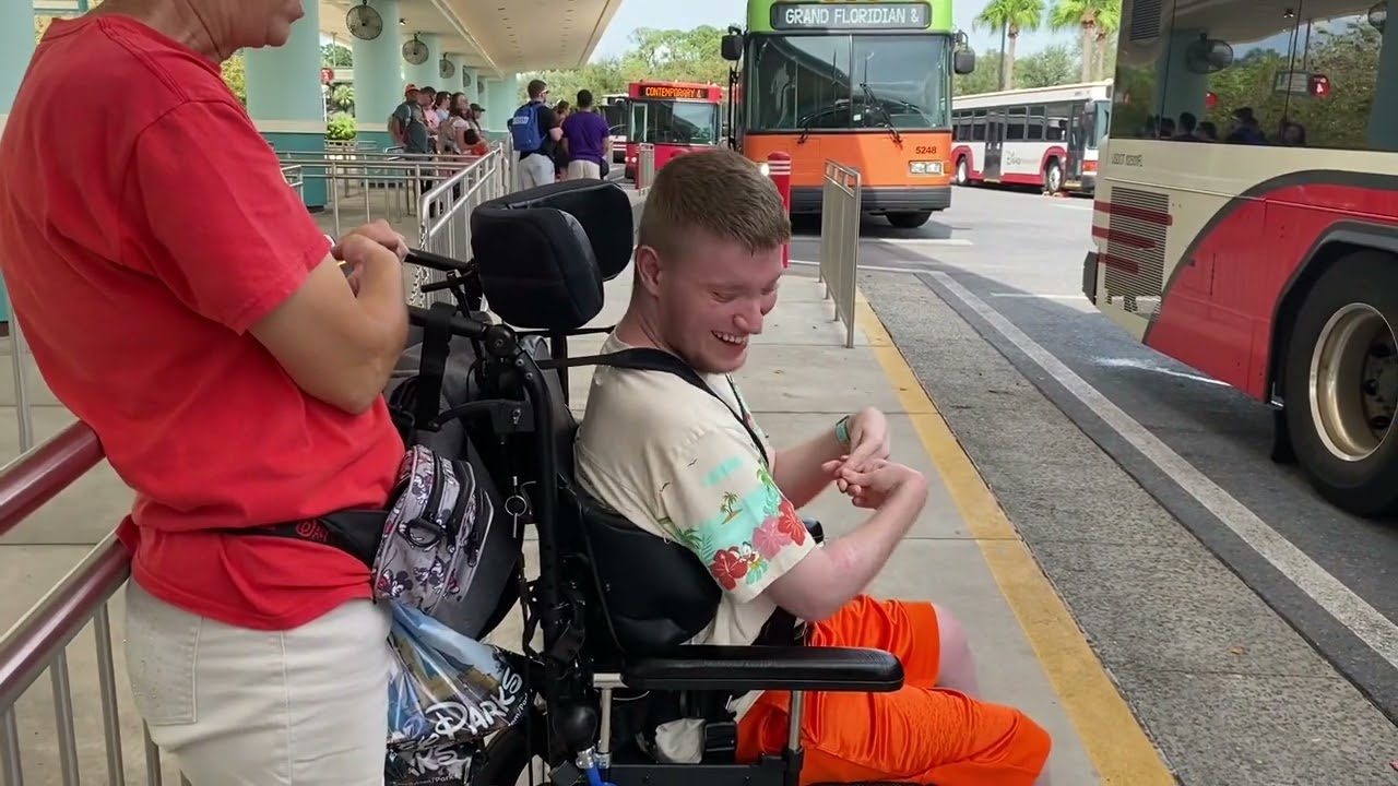 Sam’s bus rides to/from Hollywood Studios & Fort Wilderness for the day @onthatnote