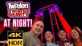 We rode Twizzlers Twisted Gravity at night! Hersheypark Summer Vlog