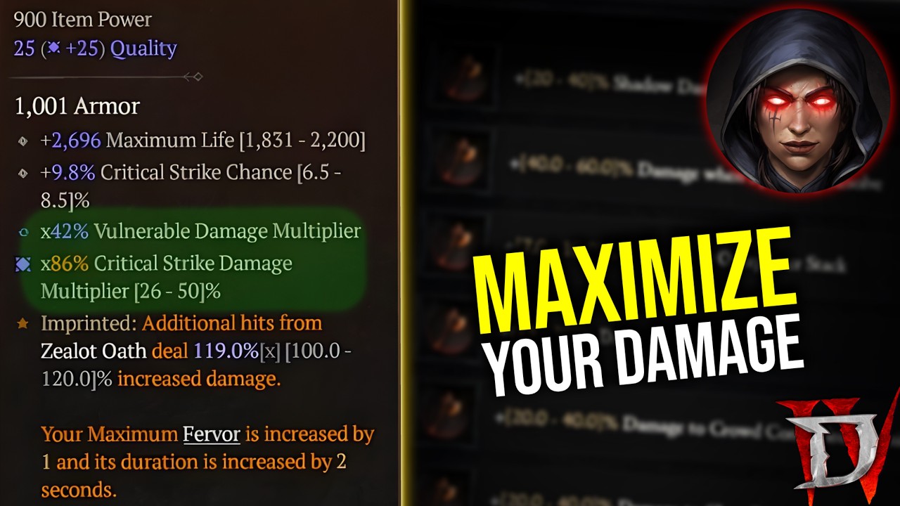Diablo 4 - FIX YOUR DAMAGE! Here's how it works.