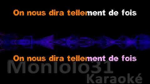 Les enfoirés - le monde demain (Karaoké)
