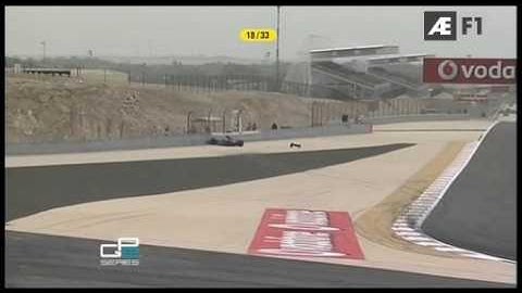 Negrao Crash GP2 2007 Bahrain
