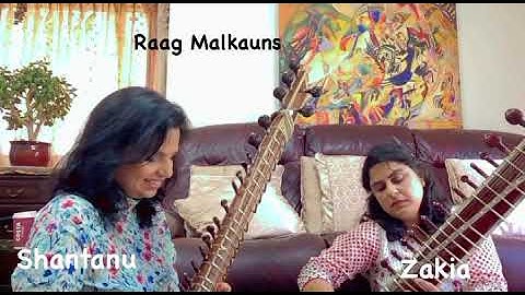 Raag Malkauns, Razakgani Gat in on Sitar by Dr. Shantanu Sharma with her student Zakia Ahmed