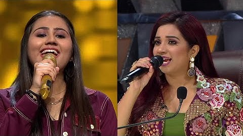 Mainu ishq da lageya rog | Shreya & Adhya duet performance | indian idol 14 ❤️