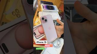 iPhone 15 Rosa 😍🥰🥺   #smartphone #unboxing #14promax #review #iphone15    #iphone15promax #apple