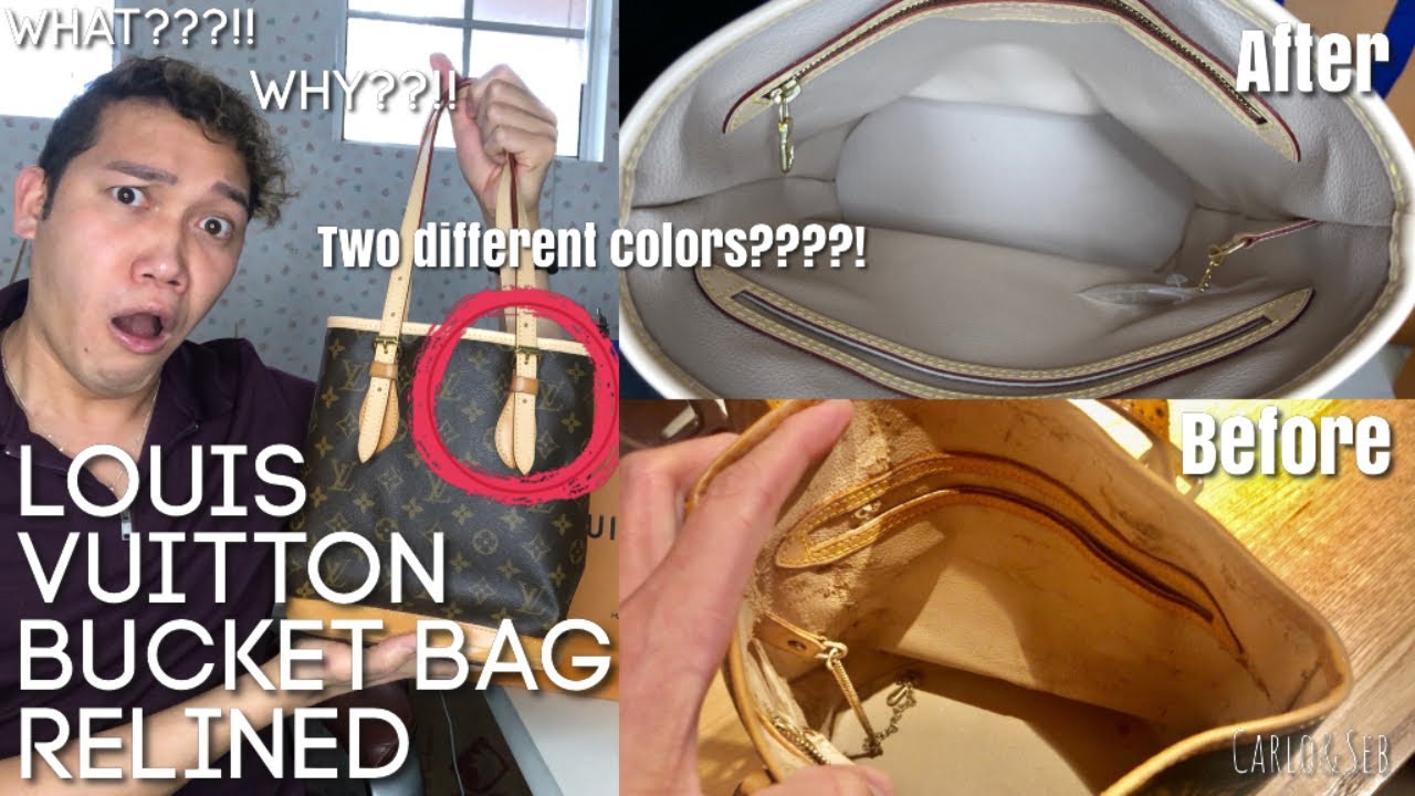 Louis Vuitton GM Bucket Bag Repair Service Replacement Of Inside