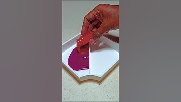 Watch how simple colors combine for magic🟣🔴🔵 #satisfyingcolormixing #colormixing