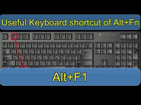 Useful Keyboard shortcut for Alt Key Combinations and Function Keys ...