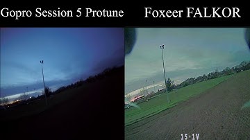 Foxeer Falkor Night Vision VS Gopro Session 5